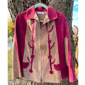 🌼Vintage suede cape🌸